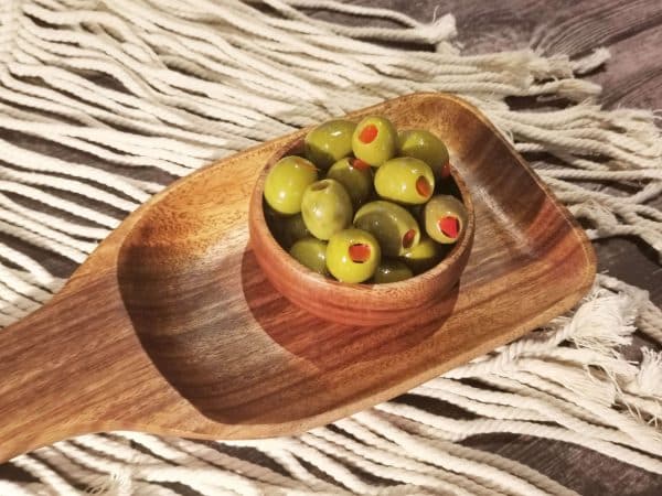 Green Olives Stuffed With Red Pepper